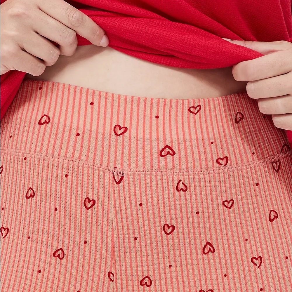 Cozy Red and Pink Pajama Set - Picture 3 of 8